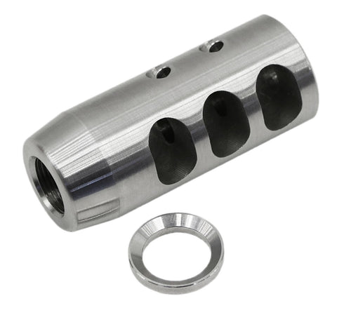 1/2-28 Muzzle Brake Stainless Steel Compensator